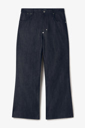 Straight Rivet Trouser Denim - Raw Indigo