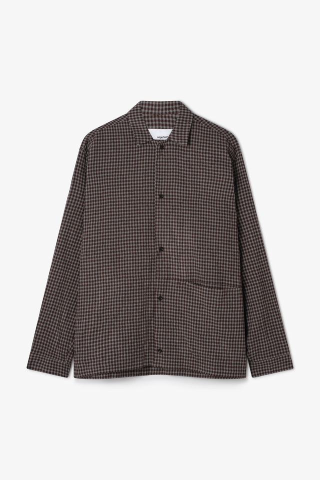 Siesta Shirt - Mint Gingham Check