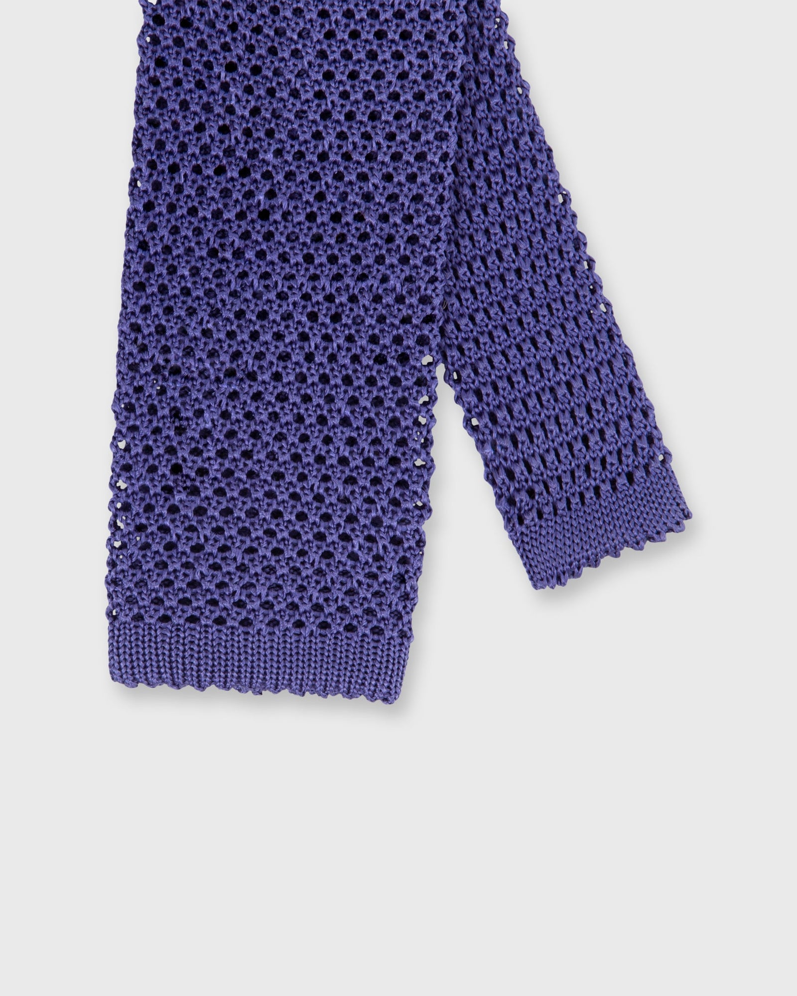 Silk Knit Tie In Deep