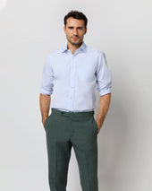Spread Collar Dress Shirt In Poplin