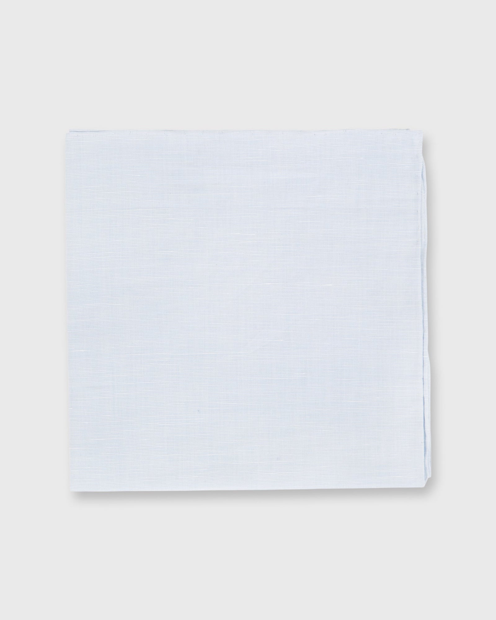 Hand-Rolled Pocket Square in Sky Blue Cotolino