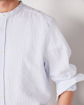 Gaston Striped Co Seersucker