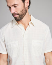 Short Sleeve Corded Plaid Donelson Shirt