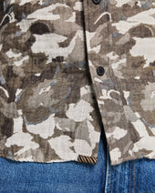 Camellia Jacquard Cedar Shirt