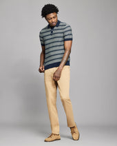 Vintage Stripe Sweater Polo