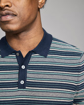 Vintage Stripe Sweater Polo