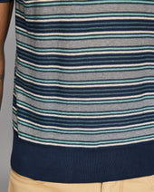 Vintage Stripe Sweater Polo