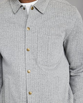 Numajiri Herringbone Shirt Jacket