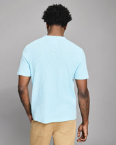 Short Sleeve Slub Tuck Crew