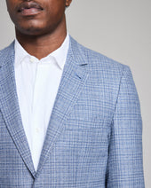 Micro Plaid Silk Wool Walton Jacket