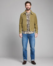 Suede Harrington Jacket