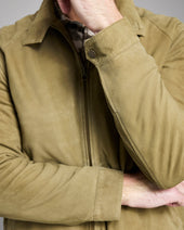 Suede Harrington Jacket