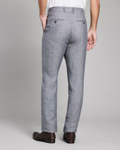 Linen Flat Front Trouser