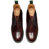 Burgundy Rub-Off 3 Eye Chukka Boot