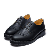 Black Greasy Gibson Shoe & Brogue Kiltie