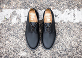 Black Greasy Gibson Shoe