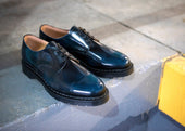 Navy Rub-Off Gibson Shoe