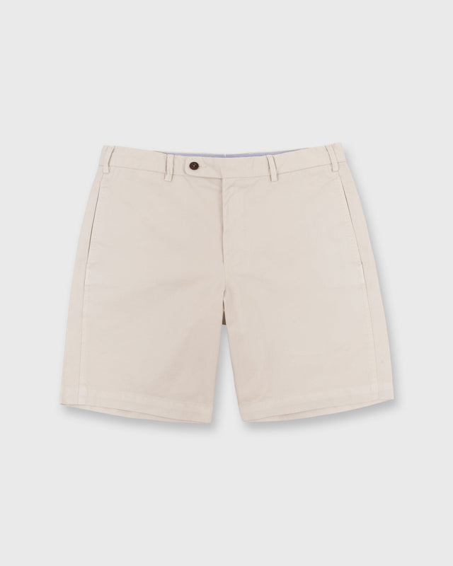 Garment-Dyed Short in Stone AP Twill