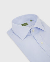 Spread Collar Dress Shirt In Graph Check Poplin