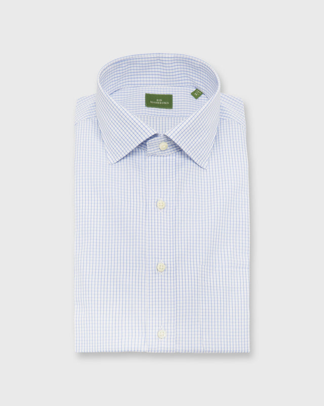 Spread Collar Dress Shirt In Dutch Graph Check Poplin