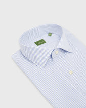 Spread Collar Dress Shirt In Dutch Graph Check Poplin