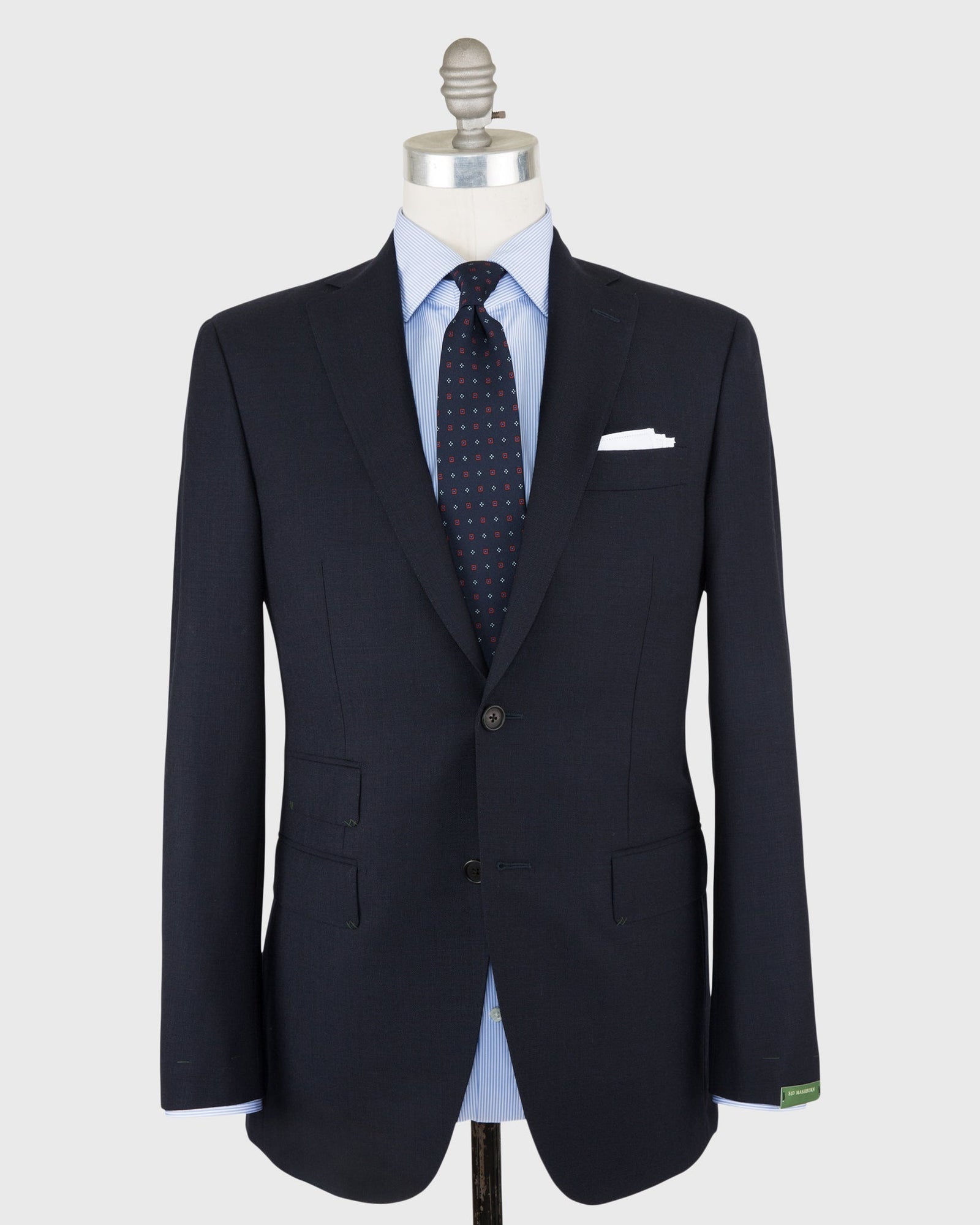 Kincaid No. 3 Suit in Navy High-Twist