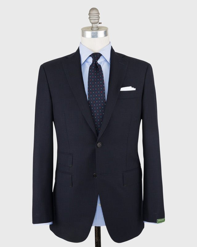 Kincaid No. 3 Suit in Navy High-Twist