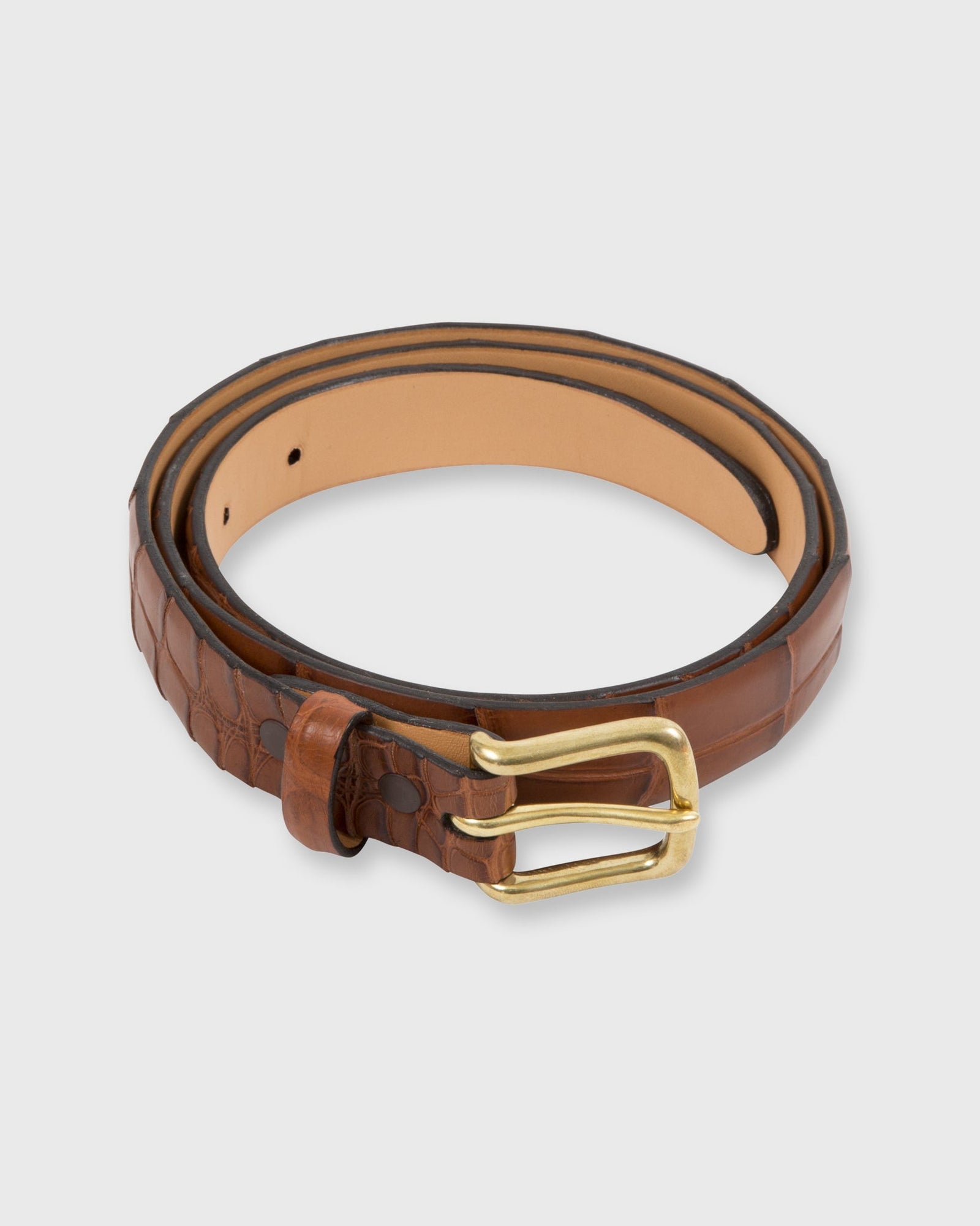 1 Belt In Medium Matte Alligator