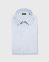 Spread Collar Dress Shirt In Pencil Stripe Poplin
