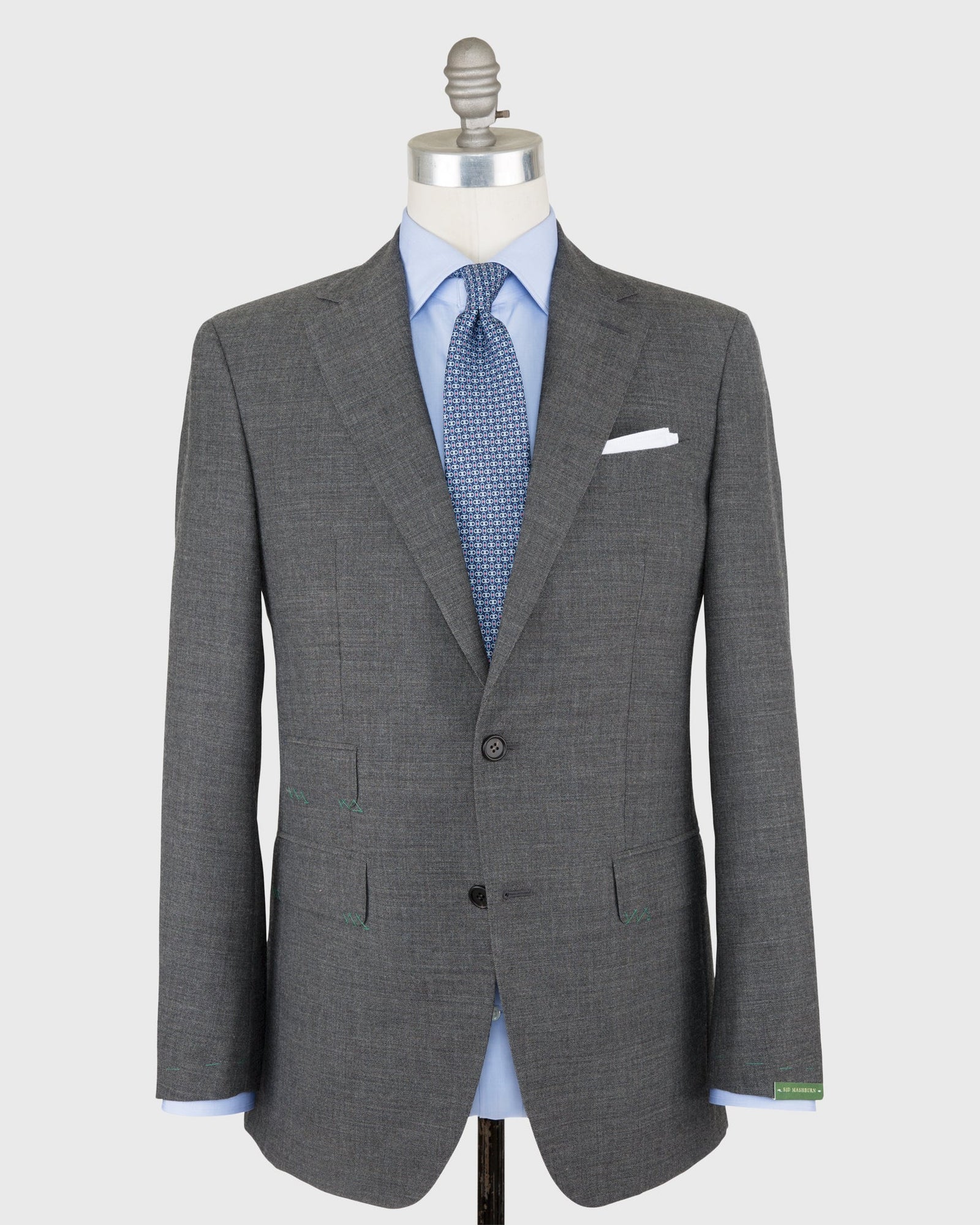 Kincaid No 3 Suit In Mid Grey High Twist