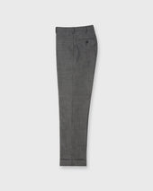 Dress Trouser In Mid Grey High Twist