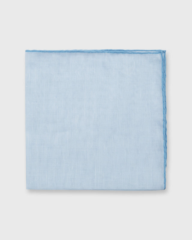 Hand Rolled Pocket Square In Cotolino Edge