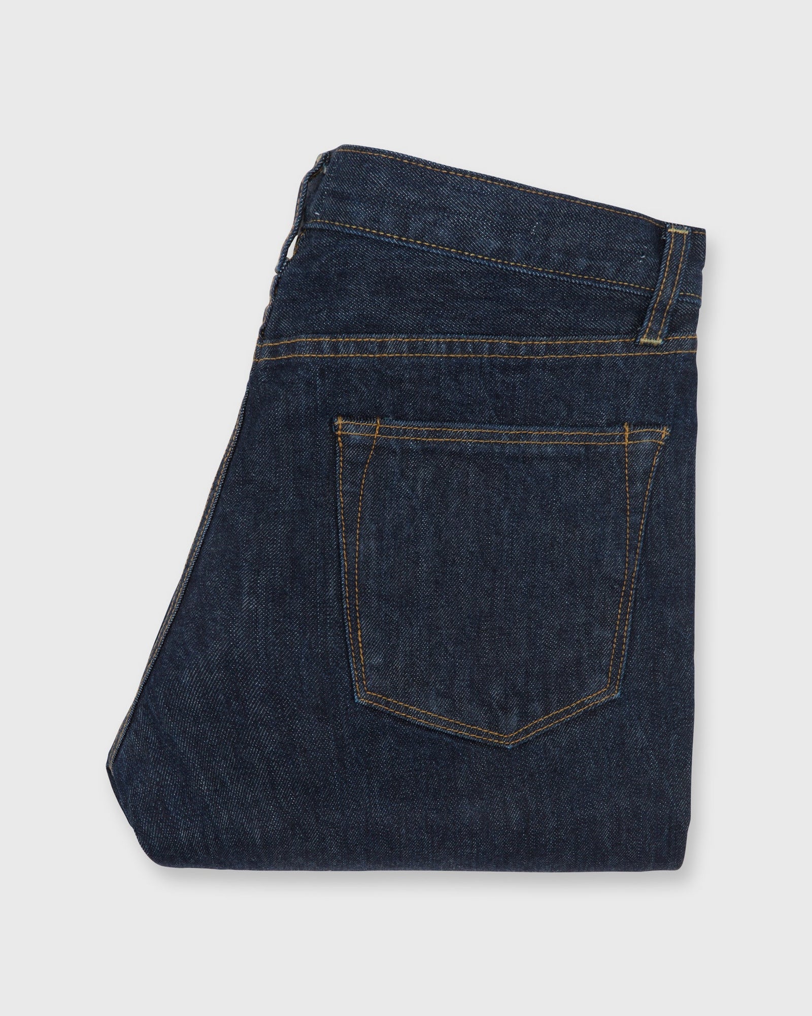 Slim Straight Jean In Non Selvedge Rinse Denim