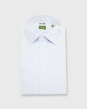 Slim Fit Spread Collar Dress Shirt In Pencil Stripe Poplin