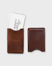 Card Case In Papaya Leather