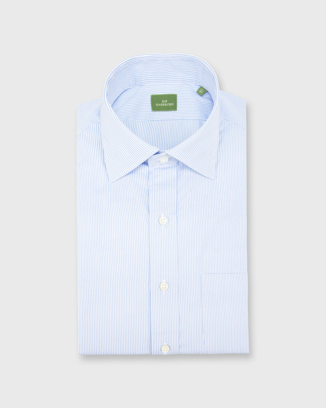 Spread Collar Dress Shirt In Small Bengal Stripe Poplin