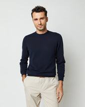 Crewneck Sweater In Cotton