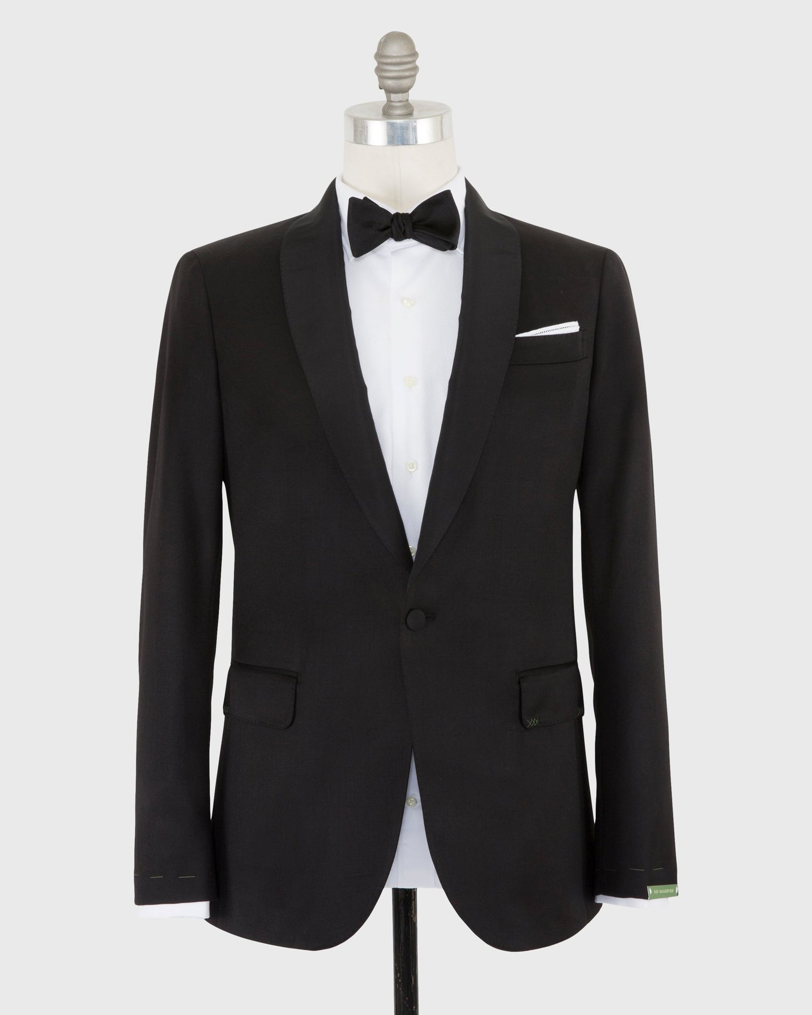 Virgil No 3 Shawl Collar Tuxedo In Wool With Silk Grosgrain Trim