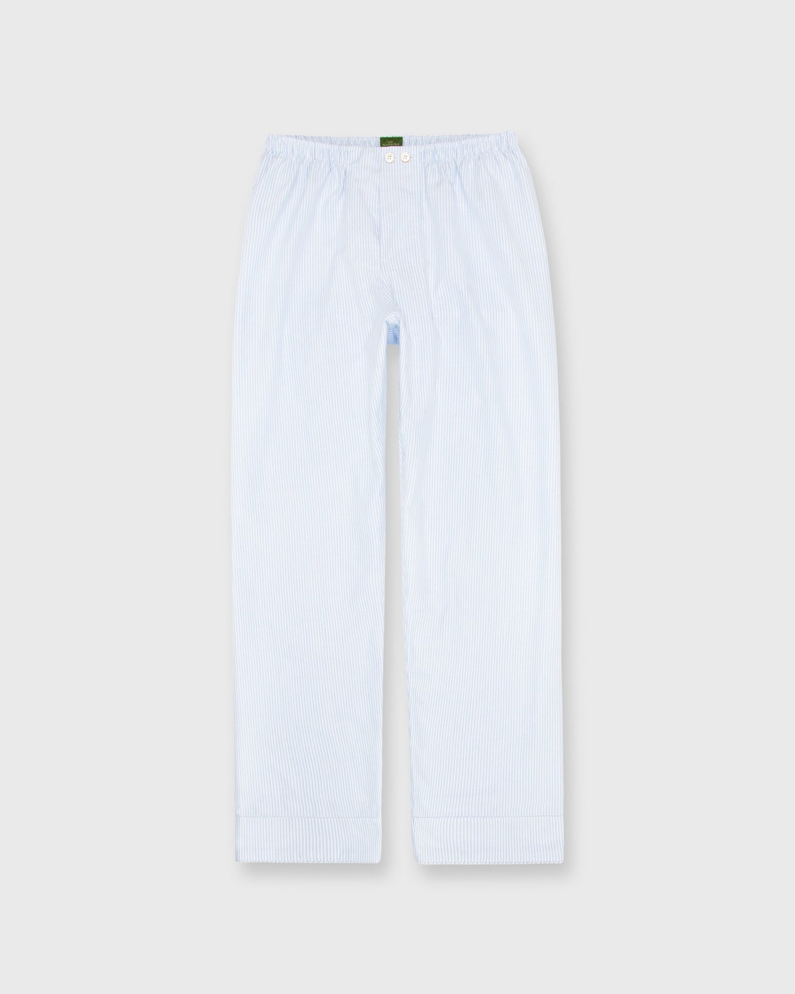 Pajama Pant in Blue/White University Stripe Oxford