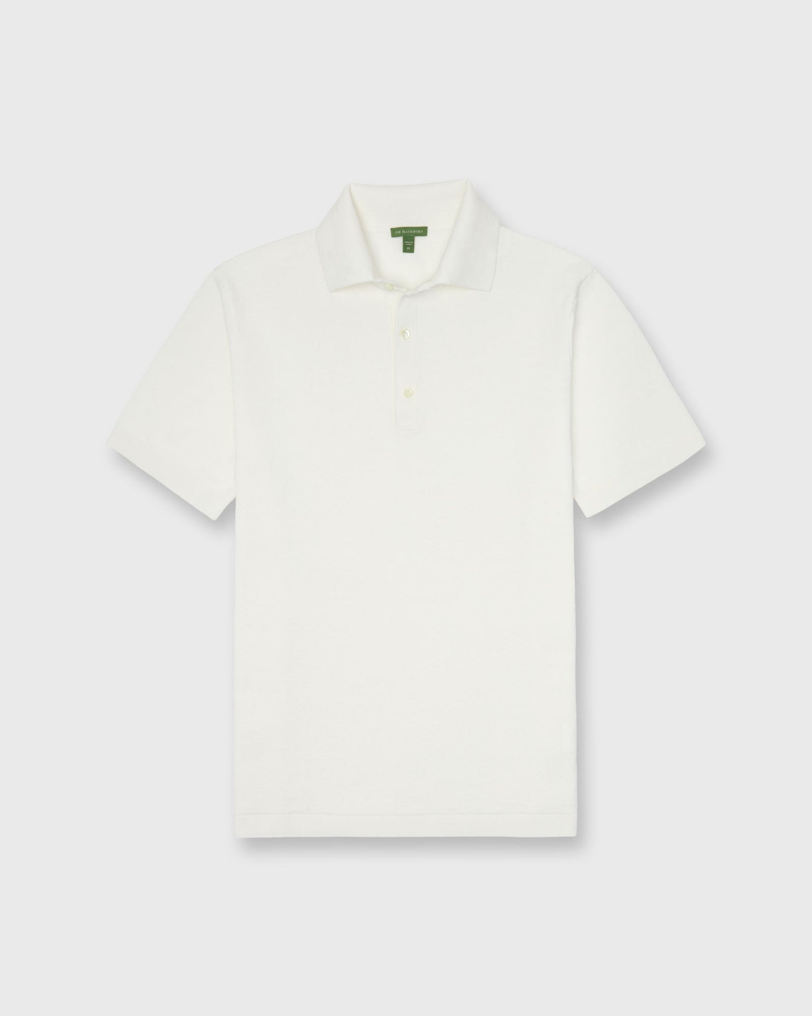 Rally Polo Sweater In Chalk Cotton