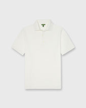 Rally Polo Sweater in Chalk Cotton