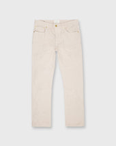 Slim Straight 5 Pocket Pant In Garment Dyed Canvas