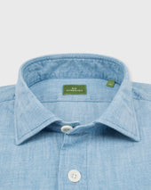 Band Hem Work Shirt In Extra Light Washed