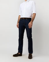 Slim Straight Jean In Non Selvedge Rinse Denim
