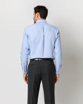 Button Down Dress Shirt In Light Oxford