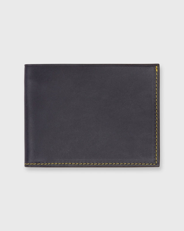 Bi-Fold Wallet in Navy Leather