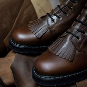 Gaucho Crazy Horse 6 Eye Astronaut Boot & Boot Kiltie