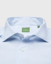 Guayabera Shirt With Hem Pockets In Cotolino