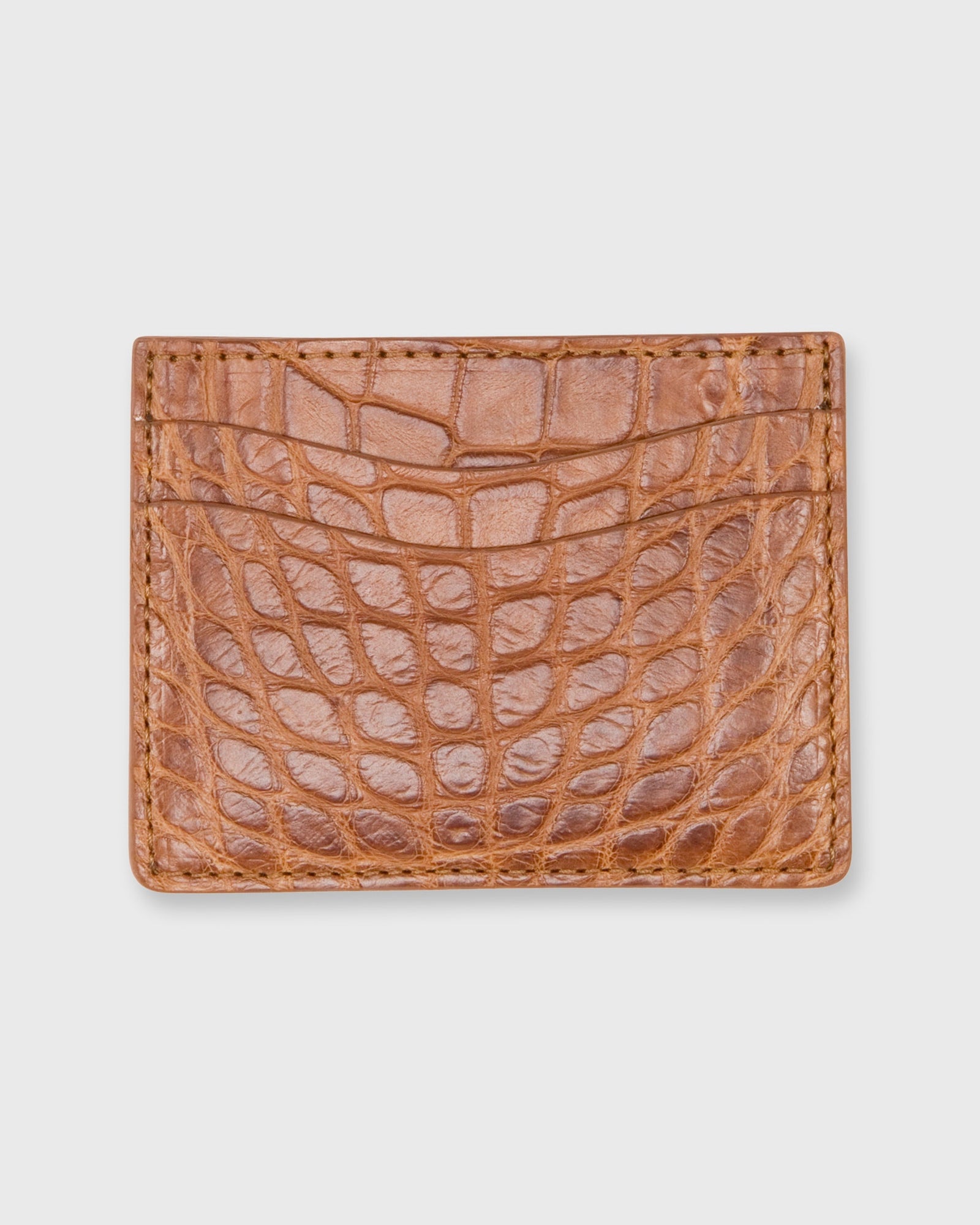 Card Holder In Matte Alligator