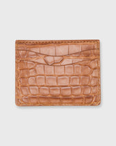 Card Holder In Matte Alligator